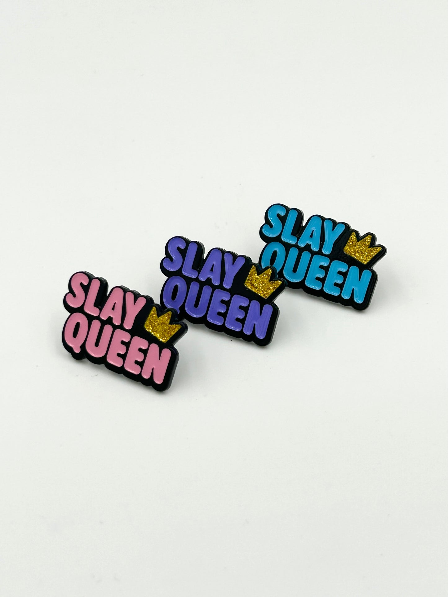 Slay Queen Enamel Pin Badge
