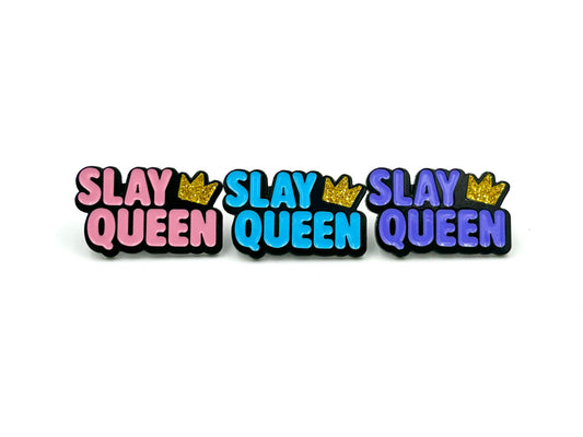 Slay Queen Enamel Pin Badge