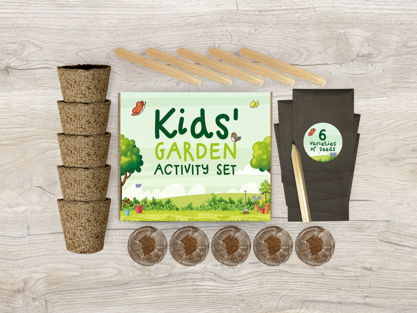 Kids' Garden Activity Set with Seeds